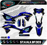 STICKER STRIPING LIST VARIASI HOLOGRAM KLX 150 G BF SE JP 03