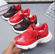 Kids' Spider-Man Themed Sneakers - Red & Black