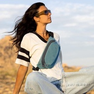 美國 TRAVELON | Voyages 3層防盜斜背腰包(杜松青) | RFID 側背