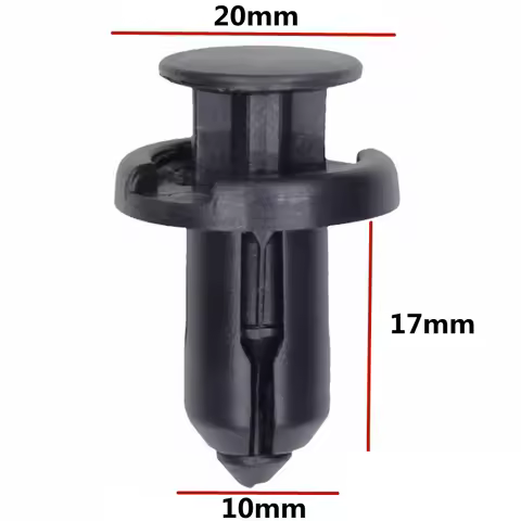20Pcs For 10mm Hole Auto Fasteners Plastic Snap Rivets Set Roof Moulding Clip 91503-SZ5-003 B01