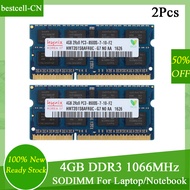 Hynix RAM DDR3 8GB (2x4GB) 1066MHz Laptop Memory 2Rx8 PC3-8500S 204Pin SODIMM Notebook Memory Module