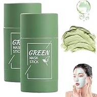 Green Mask Stick | Green Stick Blackhead | Cleansing Clay Mask in Pen Shape | Moisturising | Acne Clearing and Blackhead Remover for Pore-Deep Pure Skin | Cleanstick