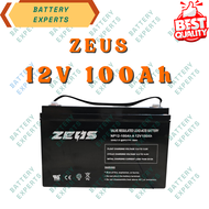 Aki Baterai Battery VRLA ZEUS 100 Ampere 12v100ah 12v 100ah