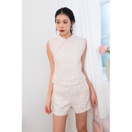 Yuan Man (圆满) Cheongsam Top in Pink