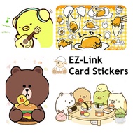 Gudetama / Sumikko Gurashi  / Line / Cinnamoroll EZlink Card Stickers