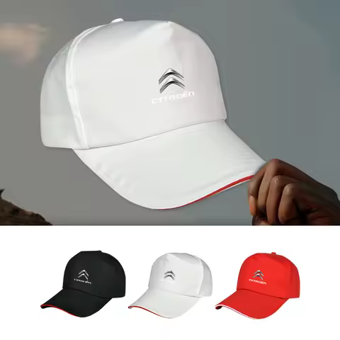 Car Summer Baseball Caps Sun Hat Outdoor Sunshade Hat For Citroen C1 C2 C3 C4 C5 C6 C8 C4L DS3 DS4 D