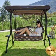 Balcony Swing Outdoor Garden Rocking Bed Swing Chair Outdoor Courtyard Adult Rocking Chair Iron Shad