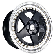 WORK MEISTER CP 17 inch 7.5JJ 4X100 4X114.3 8H 5X114.3 ET30 CAR SPORT RIMS CHEAP WHEELS BLACK SILVER