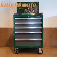 Sata 95121P21 216pcs+14pcs  Tools Trolley Set 5 Drawer Cabinet ID30484