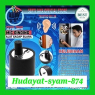 (HUD33) Ear Listen Mini Spy Bug Wall Home Microphone Alat Pemantau