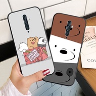 Casing For OPPO Reno 2 F 2F 3 Pro 10X Zoom Soft Silicoen Phone Case Cover Three Naked Bears