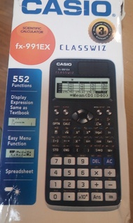 全新Casio 科學計數機 scientific  Calculator Fx-991ex (罕有)