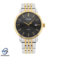 Citizen DZ0044-50H Two Tone Gold Stainless Steel Grey Analog Quartz Men's Watch