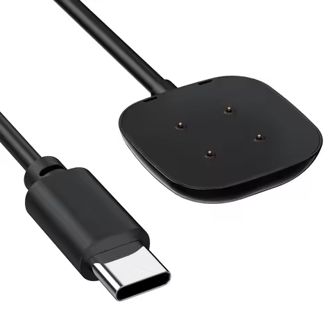 USB- C Plug Charger Dock for Fitbit Versa 4/Versa 3/Sense 2 1 Magnetic Charging Cable for Fitbit Ver