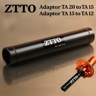 ZTTO Thru Axle Reducer Converter Adapter for 100mm Front Hub 20x100 to 15x100 / 15x100 to 12x100 ZTT