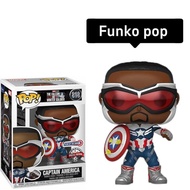 Original Funko Pop Marvel The Falcon And The Winter Soldier 818 Captain America (special Edition) Fi