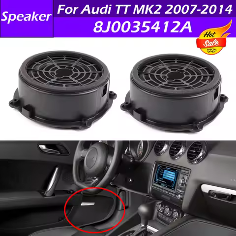 8J0035412A Car Front Door Speaker Tweeter Middle Bass Mid Range Speaker Woofer Horn Accessories For 
