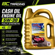 Cash Oil 5W-30 100% Fully Synthetic Engine Oil 4L Made In Singapore