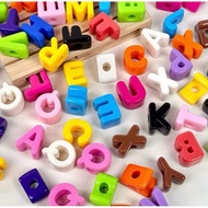JUMBO 3D LETTER MOTE BEADS