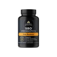 Probiotics by Ancient Nutrition, SBO Probiotics Gut Restore 60 Ct, Promotes Gut Health, Digestive an