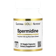 California Gold Nutrition Spermidine, Rice Germ Extract, 1 mg