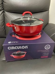 (🌹母親節禮物首選🌹) Meyer 美亞廚具 Circulon系列 有蓋 不黏 不黐底 燜煮鍋 28CM 5.7L