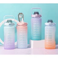 2L GRADUATED MOTIVATIONAL DRINKING BOTTLE 2L DRINKING BOTTLE/ MOTIVATIONAL BOTTLE/