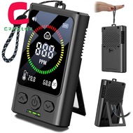 [LA19REA]Carbon Monoxide Detector Portable Rechargeable 168H Standby Travel Version Ideal for HotelF