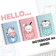 MIMI NOTEBOOK/NOTEBOOK A6/NOTEBOOK/AESTHETIC NOTEBOOK/BOX/PLAIN/LINE/DOT