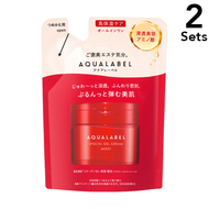 【2入組】資生堂 SHISEIDO AQUA LABEL 水之印 特潤保濕多效凝霜 EX（保濕型）補充包 [面霜] 81g