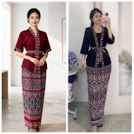 KEBAYA BATIK CORAK BORNEO SARAWAK FREESIZE