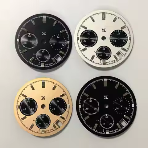 29.5mm VK63 dial S dial panda single-date original mechanical watch, perfect for Seiko mods