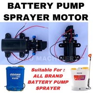 Pam Racun Batteri 12V High Pressure Battery Sprayer Water Pump Motor  Galas Spare Part Ogawa Masato 