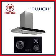 Fujioh FH-GS5030 SVGL Glass Hob / Fujioh FH-GS5030 SVSS Stainless Steel Hob + Fujioh Chimney Hood FR-MT1990R