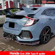 spoiler สปอยเลอร์ สปอยเลอร์หลัง civic 2016 2017 2018 2019 2020 2021 FC 4 ประตู ทรง Type R ไม่ทำสี รา