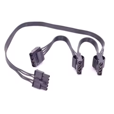 5 Pin to 3 Port Peripheral 4 Pin Molex IDE Power Supply Cable for Cooler Master V550 V650 V700 V750 