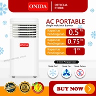 AC Portable Ruangan 1/2 PK - 3/4 PK - 1 PK, Onida, Cepat Dingin, Low Watt, Bergaransi Resmi