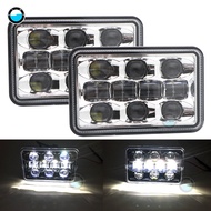 1pair 4X6" LED Headlights for Kenworth T800 T400 T600 W900B W900L Classic 120/132 Rectangular H4656 