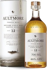 Aultmore 12 Year Old Single Malt Scotch Whisky - 700ml / 70cl, 46% ABV - Spirit Distilled in Copper 