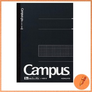 Kokuyo Campus Notebook Grid Ruled Semi B5 No. 4S5-D Black