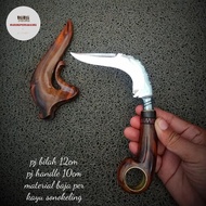 kerambit minang klasik kayu sonokeling