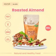 Kacang Almond Panggang 250gr Roasted Almon Nut Cemilan Diet Ibu Hamil Menyusui dan Balita