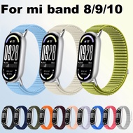 New Nylon Watch Strap For mi band 10 Strap mi band 8 / mi band 9 Strap mi band9 Watch Strap Bead mi 