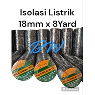1si 10pc PVC Electrical Tape 18mm x 8yards and 20yards Black