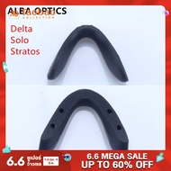 Alba Optics แว่นตาสำหรับขี่จักรยานแผ่นรองจมูกยางนิ่มสำหรับลากจมูกสำหรับ Delta SOLO Stratos