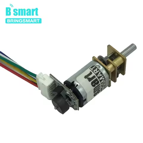 Bringsmart GB12-N20B Micro DC Motor 3V 6V With Encoder Disk 39-1500rpm High Precision Intelligent Mi