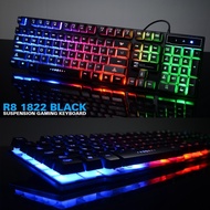 R8 1822 mechanical gaming keyboard with 7-color led lights