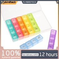 Storage Box Portable Weekly Prescription and Medication Case Pill Organizer 7 Days 4 Times a Day Mor