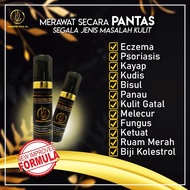 😍Mediherbs Gold Oil [Penawar Masalah Kulit ekzema,psoriasis,kurap dll] 💯Free sabun herba