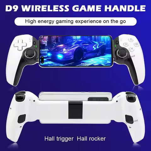 D9 Mobile Phone Stretching Game Controller Bluetooth-Compatible 5.2 Telescopic Game Controller for S